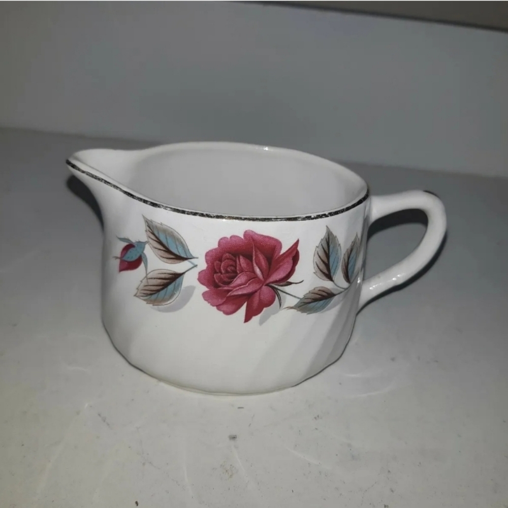 Vintage China Roselyn Creamer rose pattern